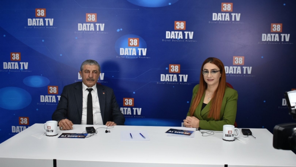 MARZIOĞLU;38 DATA TV’DE PROJELERİNİ AÇIKLADI